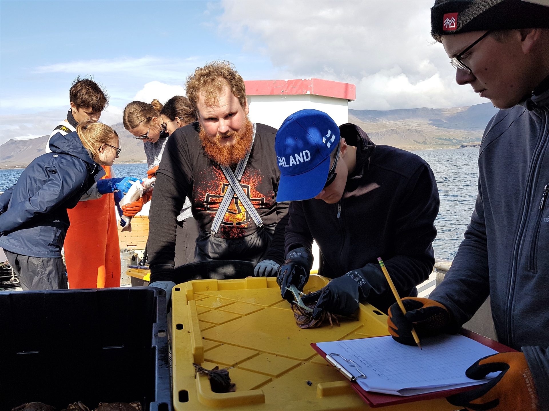 Field course in biology on our research vessel Sæmundur fróði RE 