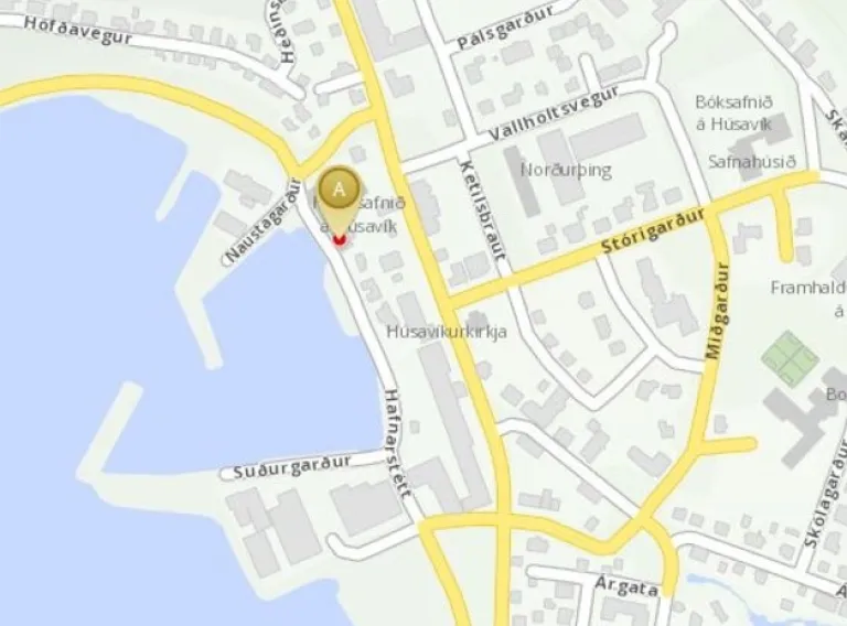 Map of Husavik