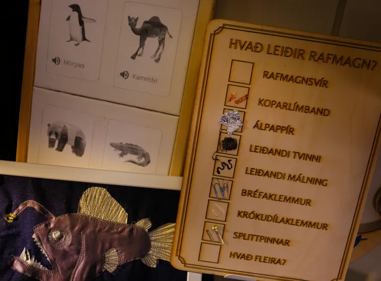 Pictures of different things used for education.