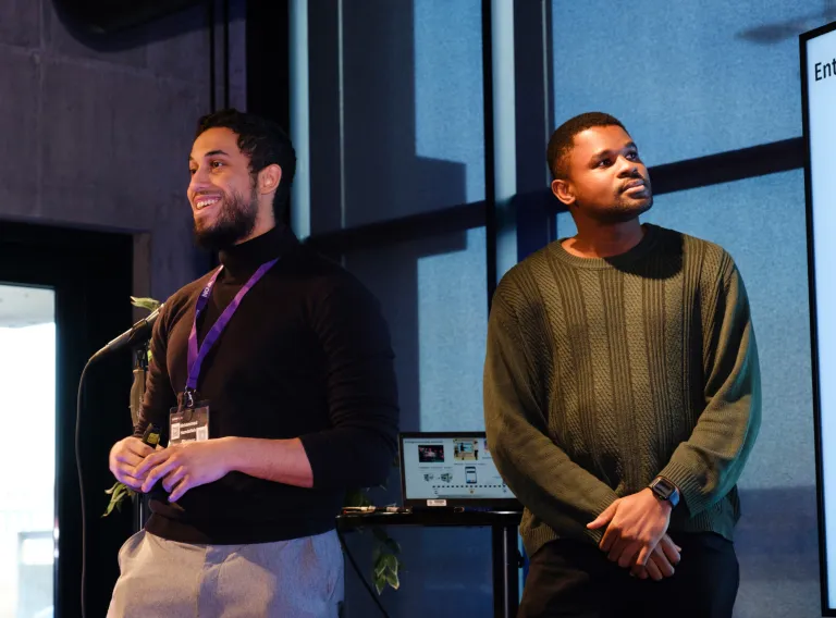 Mohammed Hamdallah at UI Career Days in 2026.