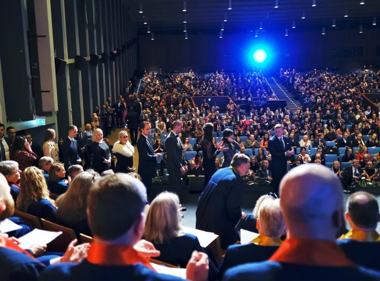 From a graduation ceremony in University of Iceland