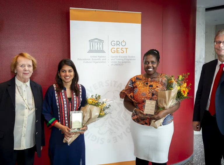 Vigdís Finnbogadóttir, Brenda Apeta, Nadhiya Najab, Jón Atli Benediktsson, Gró gest