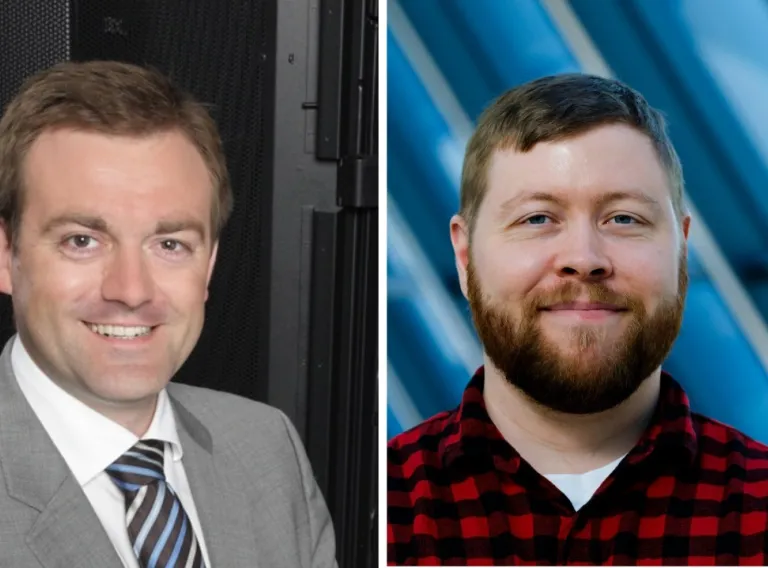 Morris Riedel and Hafsteinn Einarsson