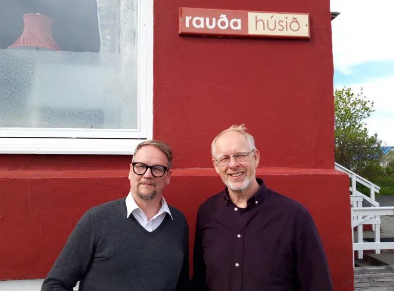 Sjón and Ástráður Eysteinsson