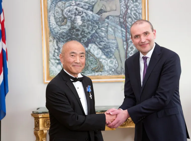 Toshizo Watanabe and Guðni Th. Jóhannesson