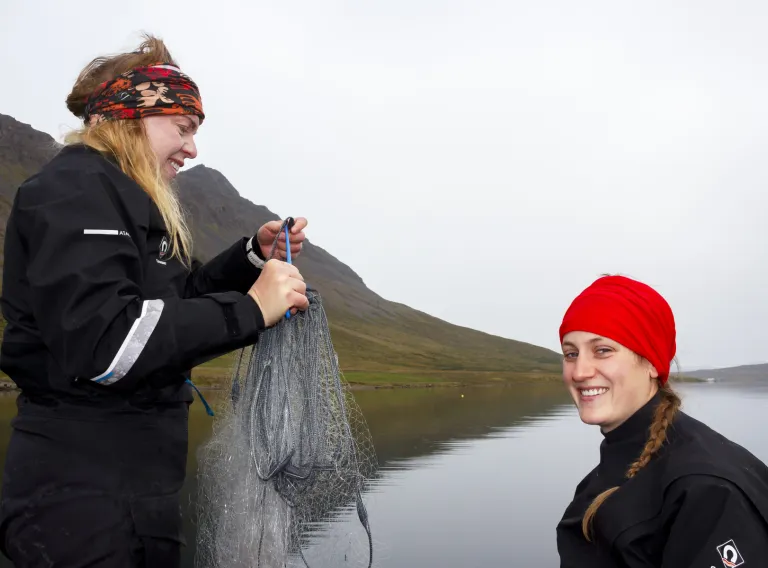 Guðbjörg Ásta Ólafsdóttir and Michelle Valliant