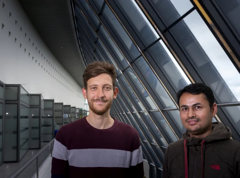 Ravindra Thapa and Diego Bizenhofer