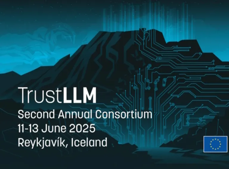 The partners of the European research project TrustLLM, which aims to develop an open, trustworthy and factual LLM for the Germanic languages, host their Second Annual Consortium at the University of Iceland on 11-13 June. The morning session of the conference on 11 June will be open for the public and the event will focus on the bigger picture of LLMs in the EU. Will we make it or break it? LLMs in the EU. Will we make it or break it?