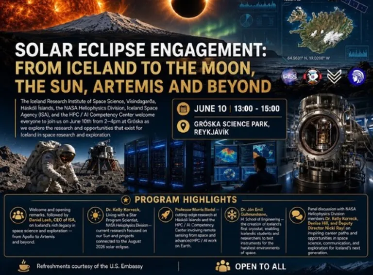 Solar Eclipse Engagement: From Iceland to the Moon, the Sun, Artemis and beyond