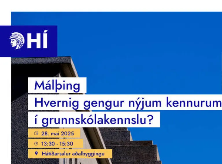 Hér vantar að setja inn myndatexta í Uglu ow do early career teachers fare in compulsory school teaching? - Symposium