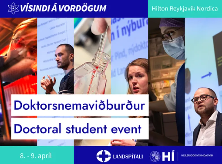 Doctoral student event at Vísindi á vordögum