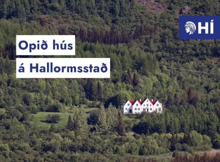 Hér vantar að setja inn myndatexta í Uglu University of Iceland at Hallormsstaður - open house