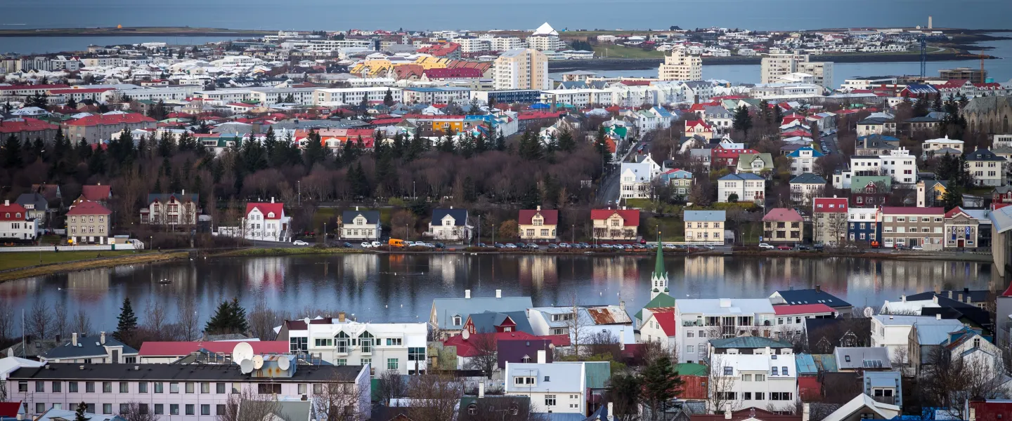 Reykjavík, seen from hallgrímskirkja