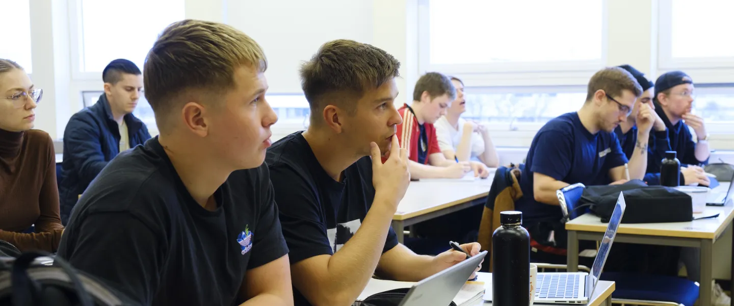 Students at the University of Iceland