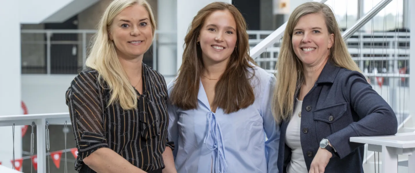 Þórhildur Halldórsdóttir, Kristín Rós Sigurðardóttir og Dagmar Kr. Hannesdóttir