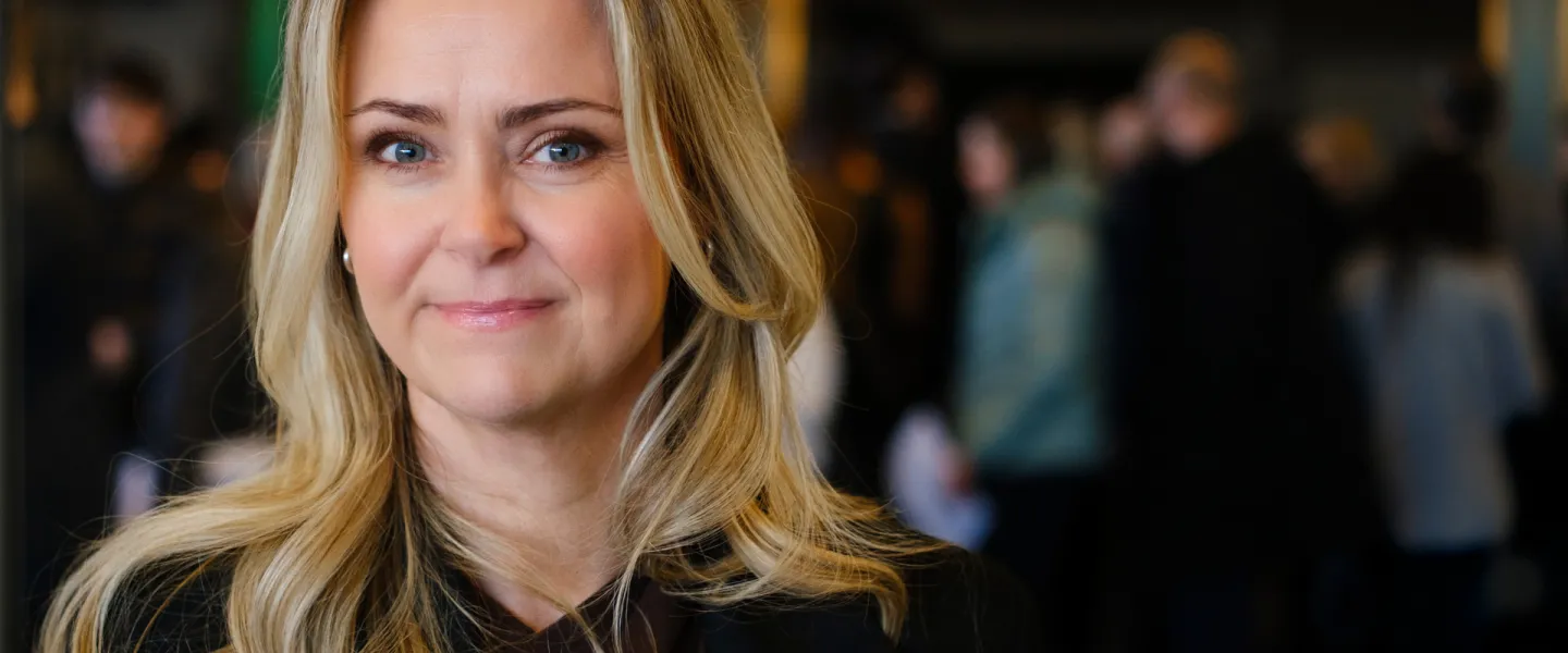 Sara Vöggsdóttir who recently graduated with a master's in health sciences.