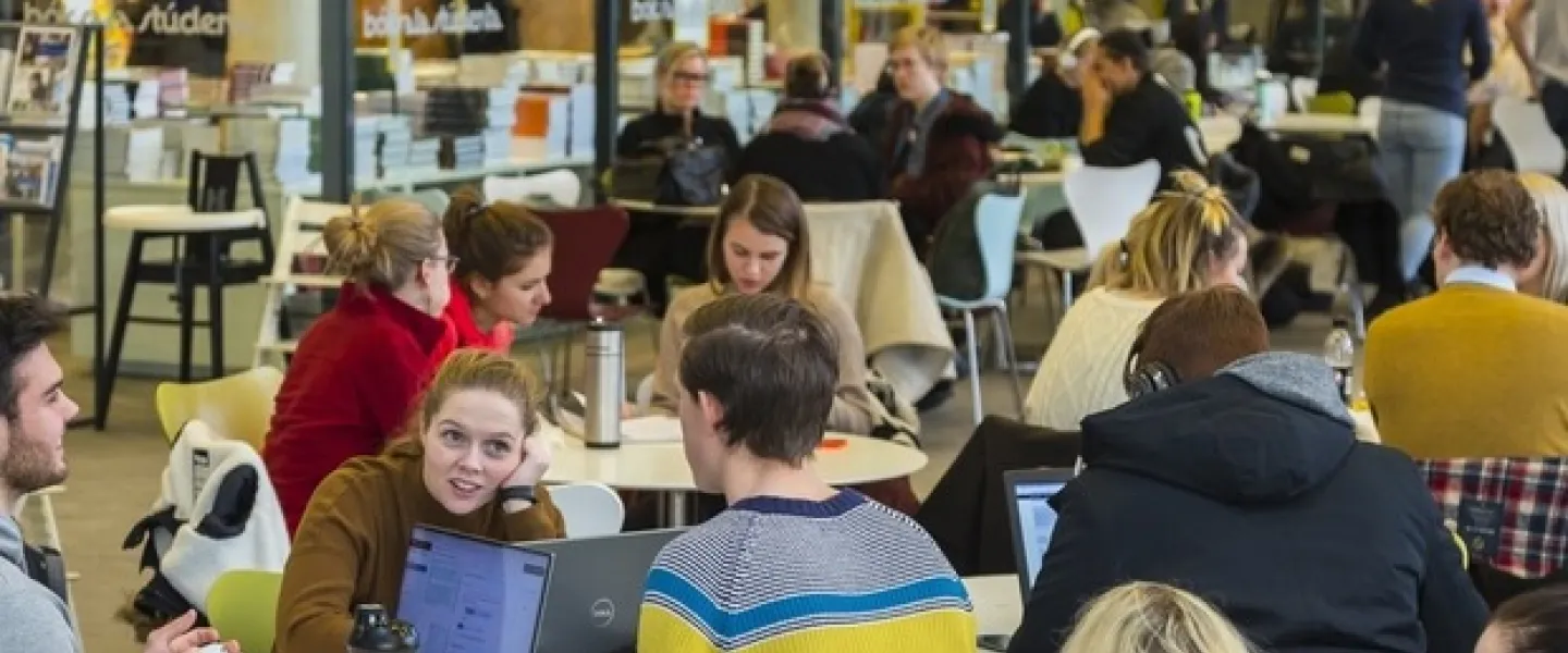 People on University centre