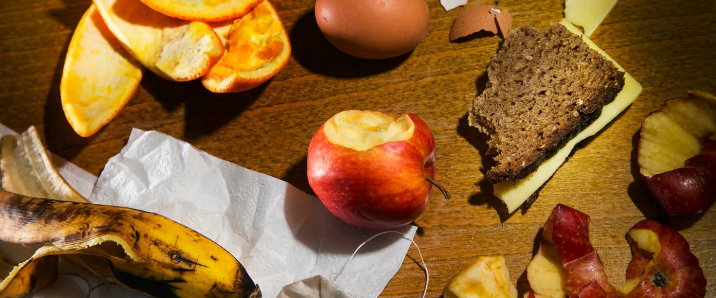 Food waste for recycling