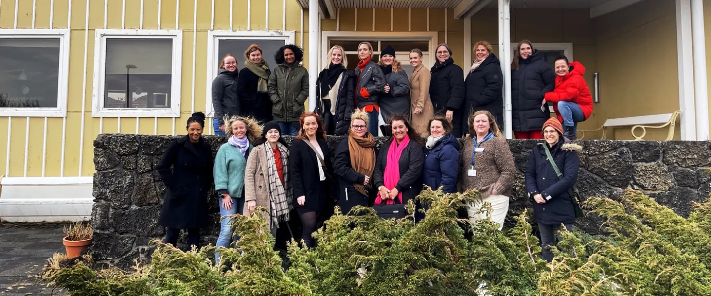 Participants in Academy for Woman Entrepreneurs (AWE) in Bifröst