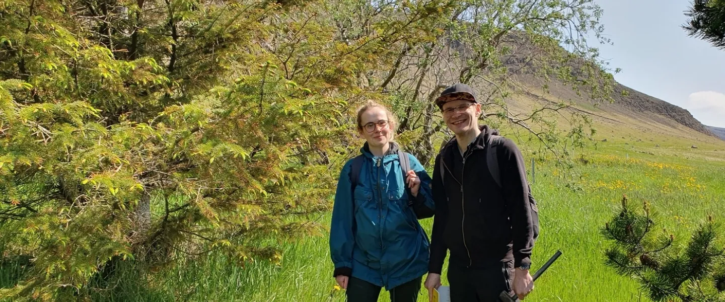 Nína Guðrún Baldursdóttir and Rafn Sigurðsson