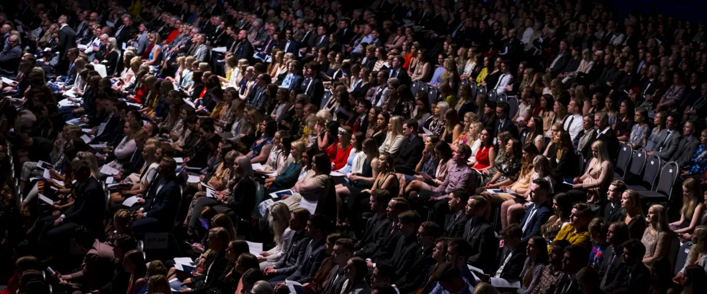 From a graduation ceremony in University of Iceland