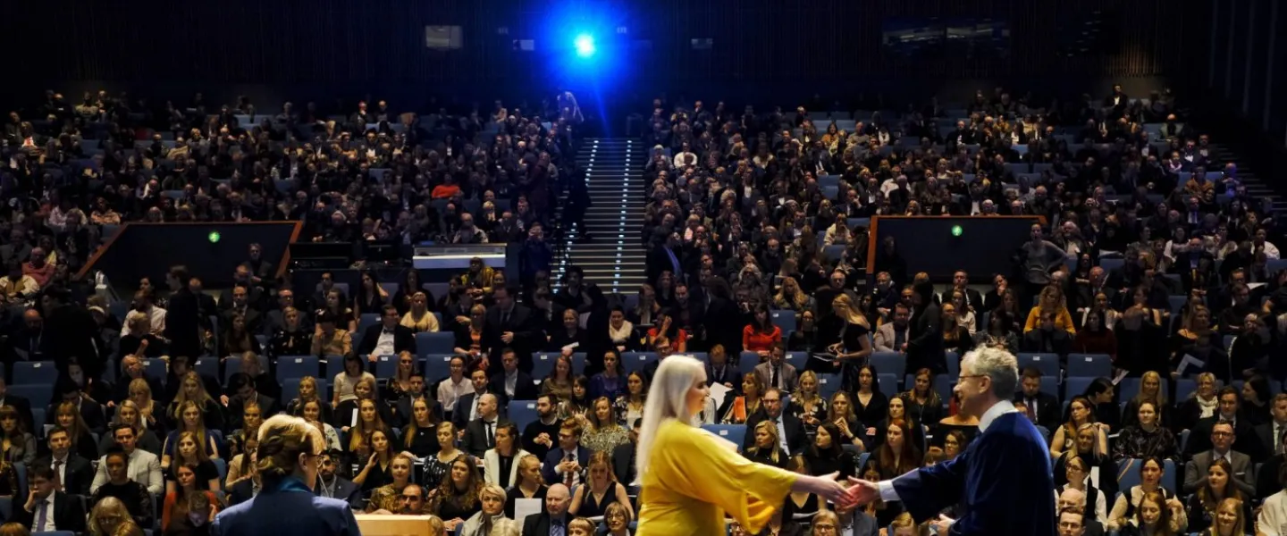From a graduation ceremony in University of Iceland