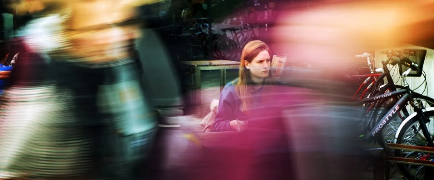 People outside of University centre