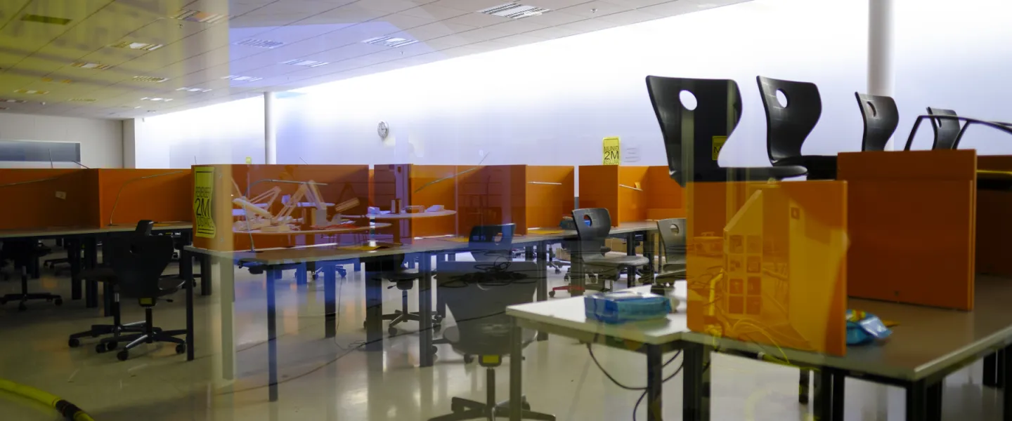 Water damages in University centre