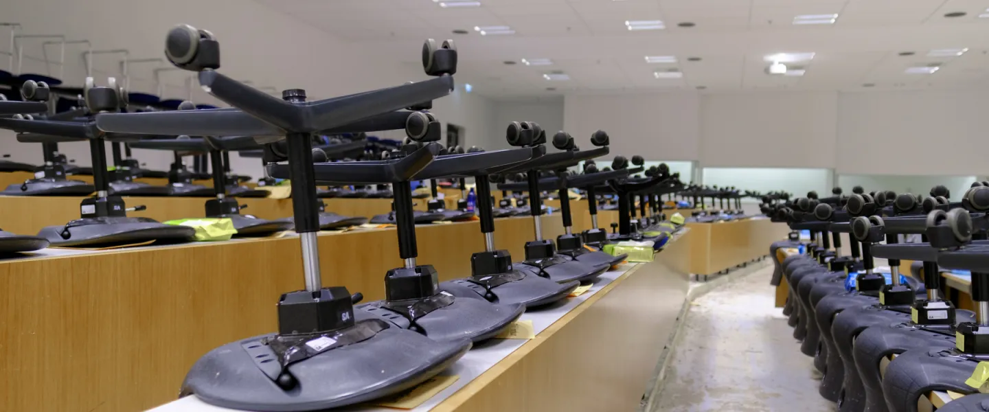 Water damage in University centre