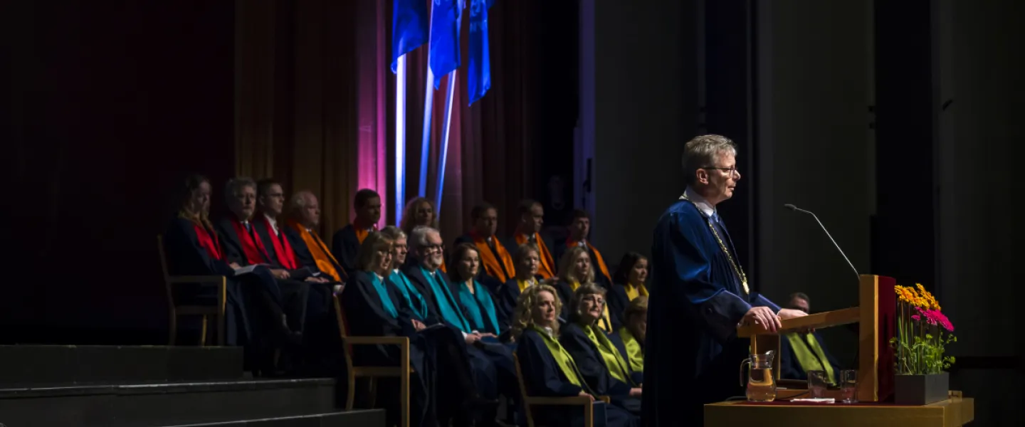 From a graduation ceremony in University of Iceland