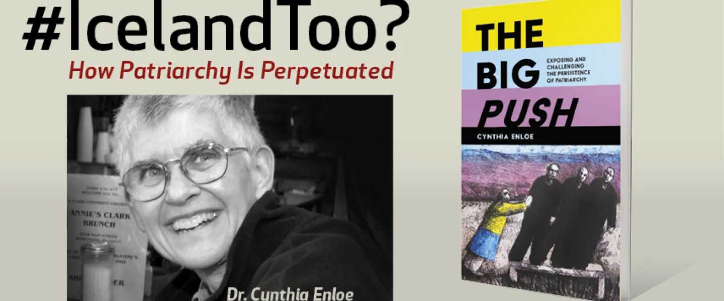 Cynthia Enloe #IcelandToo, The Big Push bookcover