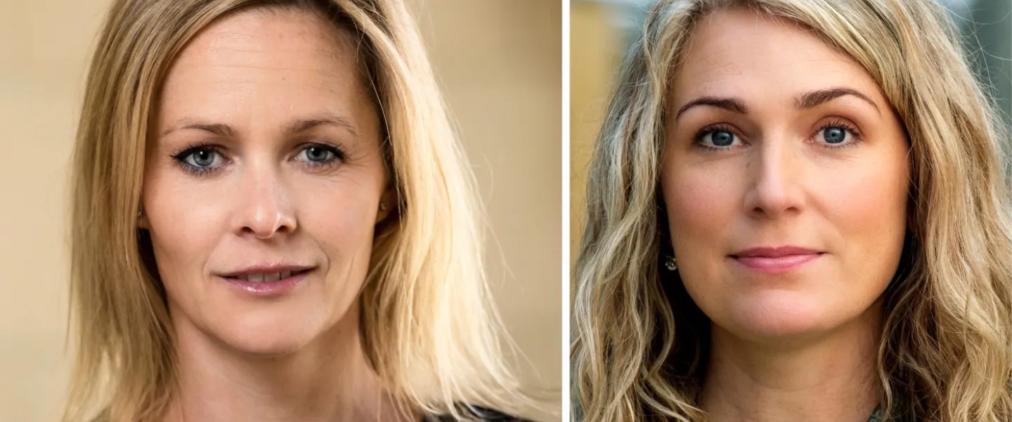 Helga Zoega and Unnur Jakobsdóttir Smári