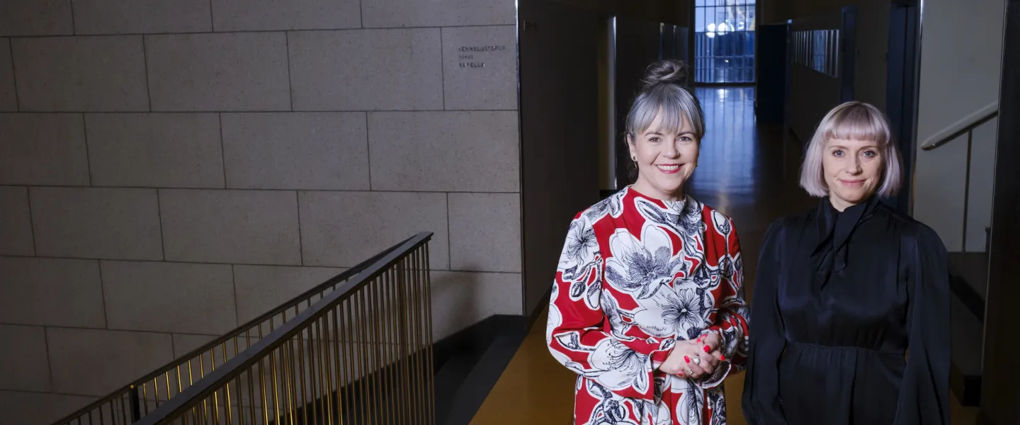 Hólmfríður Árnadóttir and Steinunn Gestsdóttir