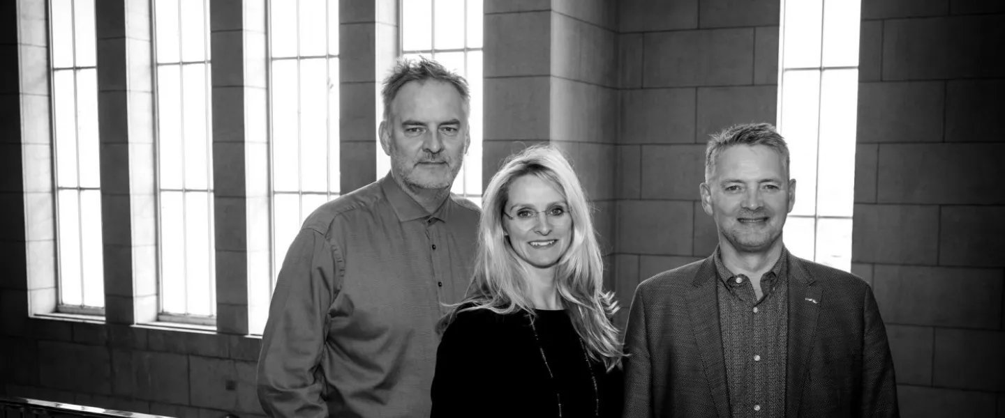 Gylfi Dalmann Aðalsteinsson, Svala Guðmundsdóttir and Þórhallur Guðlaugsson