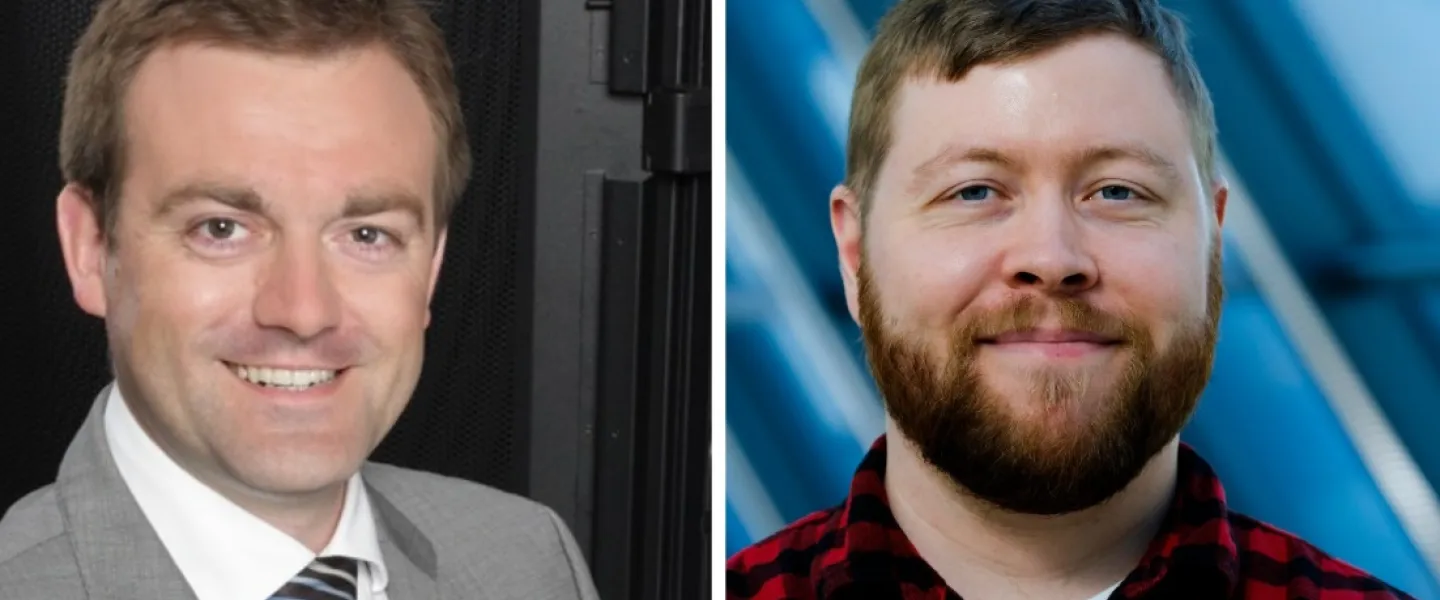 Morris Riedel and Hafsteinn Einarsson