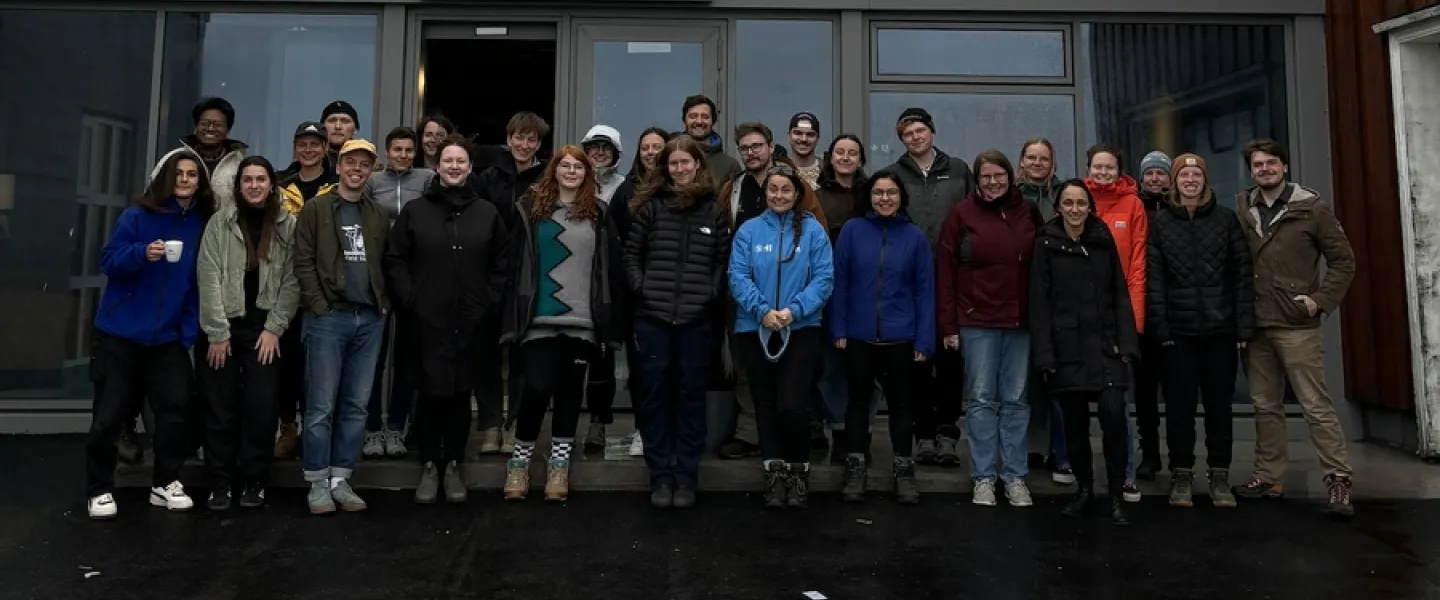 Participants in summer course of UI research institute in Húsavík