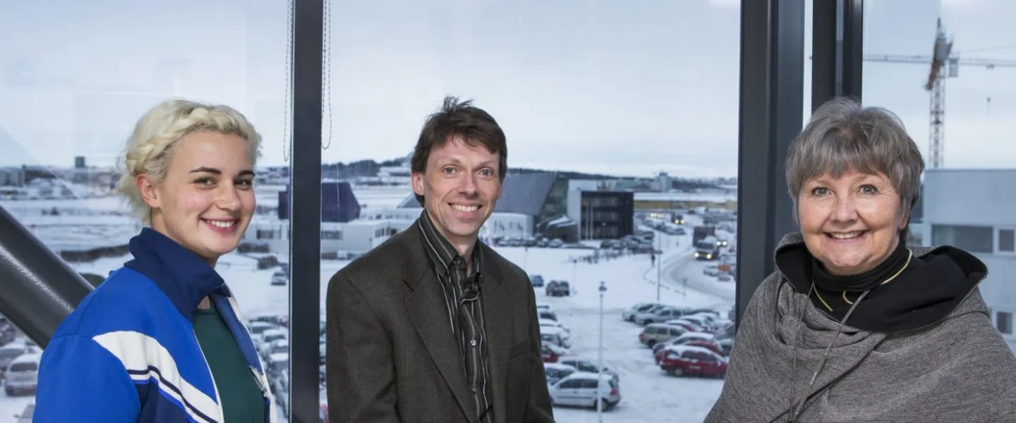 Uta Reichardt, Guðmundur Freyr Úlfarsson and Guðrún Pétursdóttir