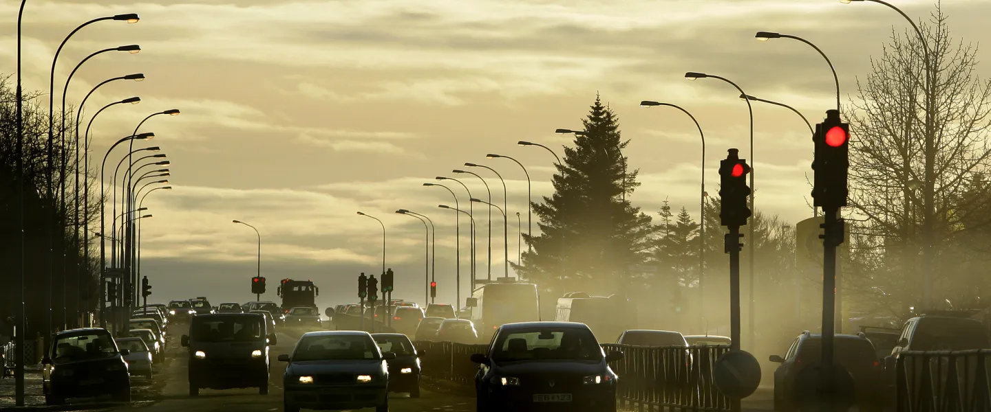 Traffic in Reykjavík