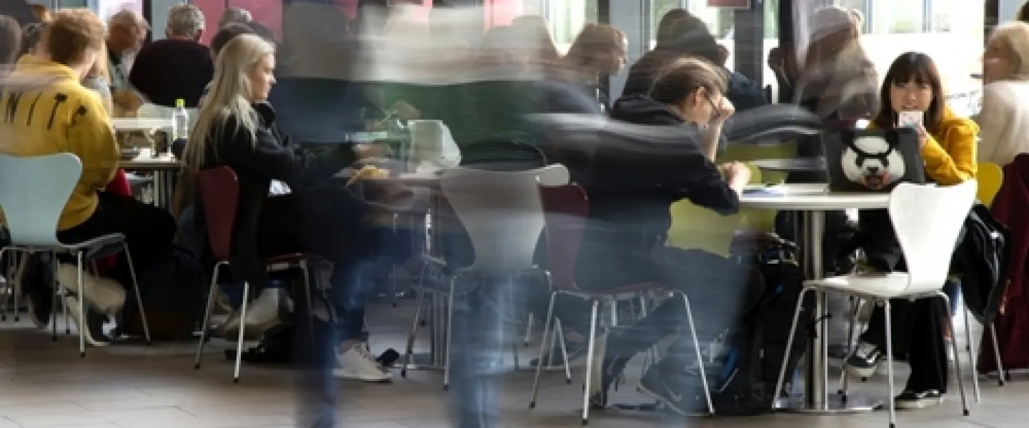 People at University centre