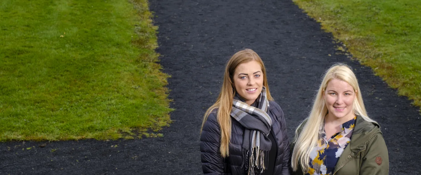 Selma Björk Hauksdóttir and Hildur María Brynjólfsdóttir