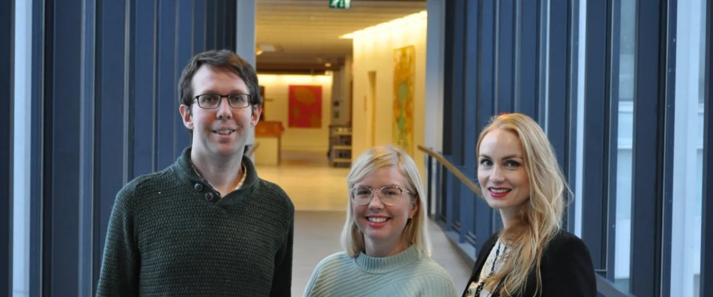 Dr. David Cook, Bjarnveig Birta Bjarnadóttir and Dr. Inga Minelgaite