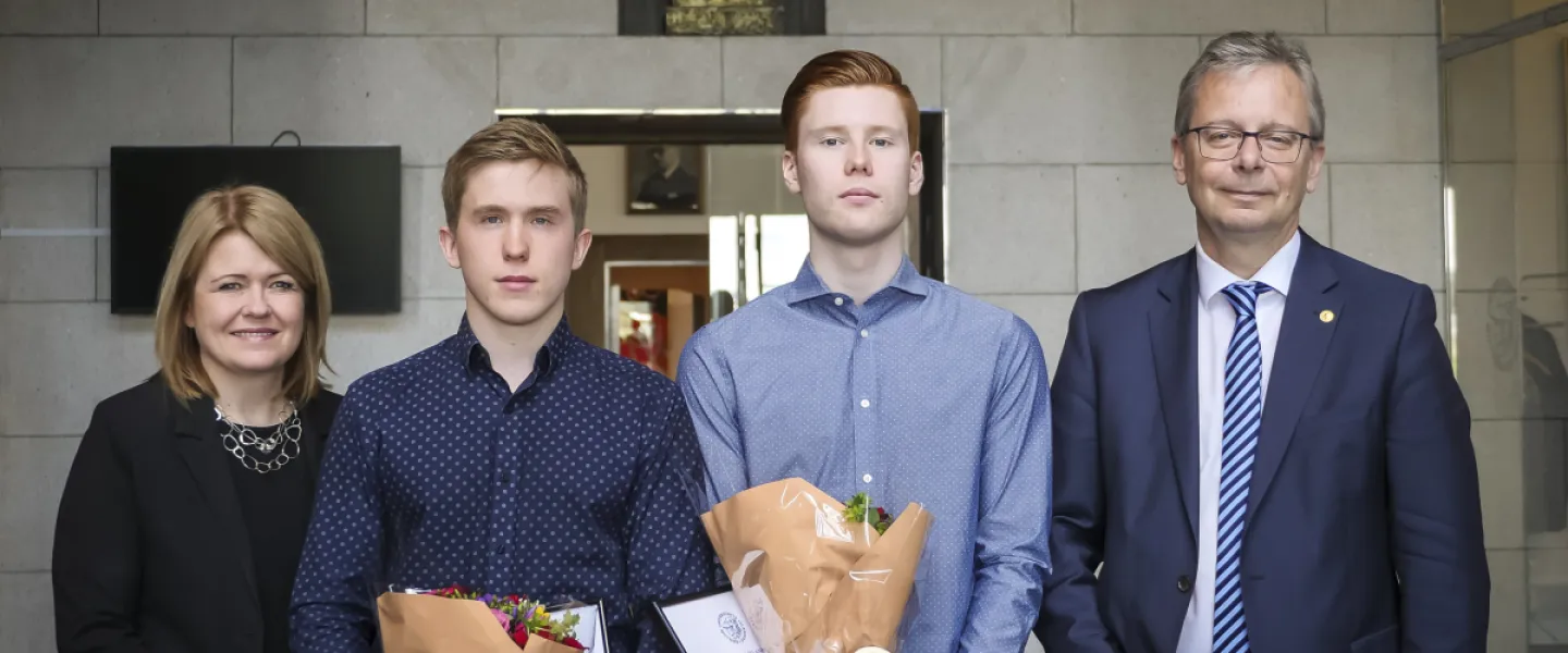 Friðrika Harðardóttir, Bergþór Traustason, Ásgeir Tryggvason, Jón Atli Benediktsson