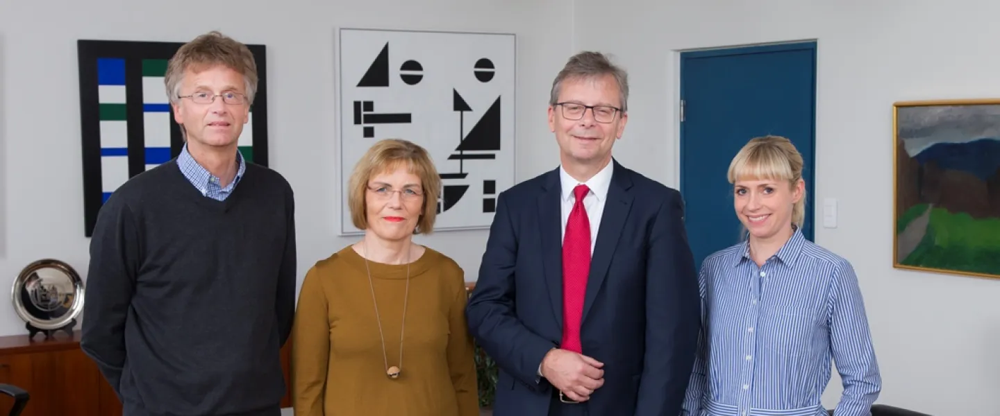 Guðmundur R. Jónasson, Guðbjörg Linda Rafnsdóttir, Jón Atli Benediktsson, and Steinunn Gestsdóttir