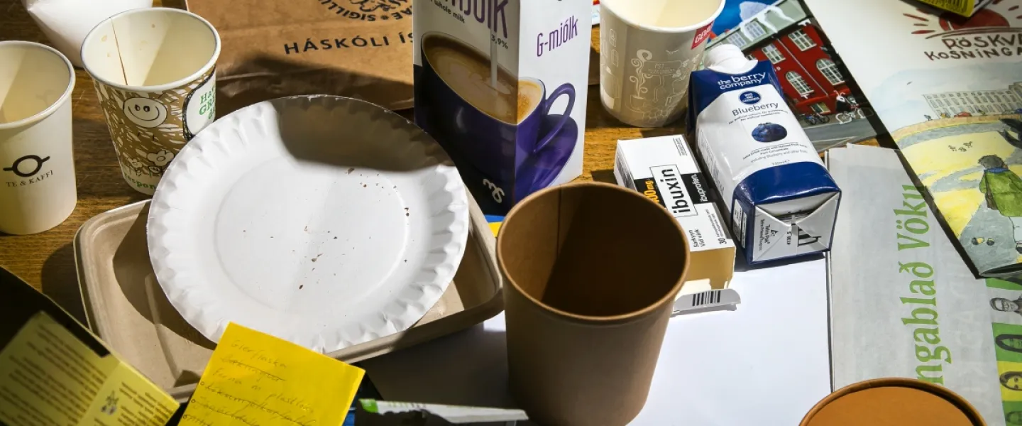 Recycling at University of Iceland