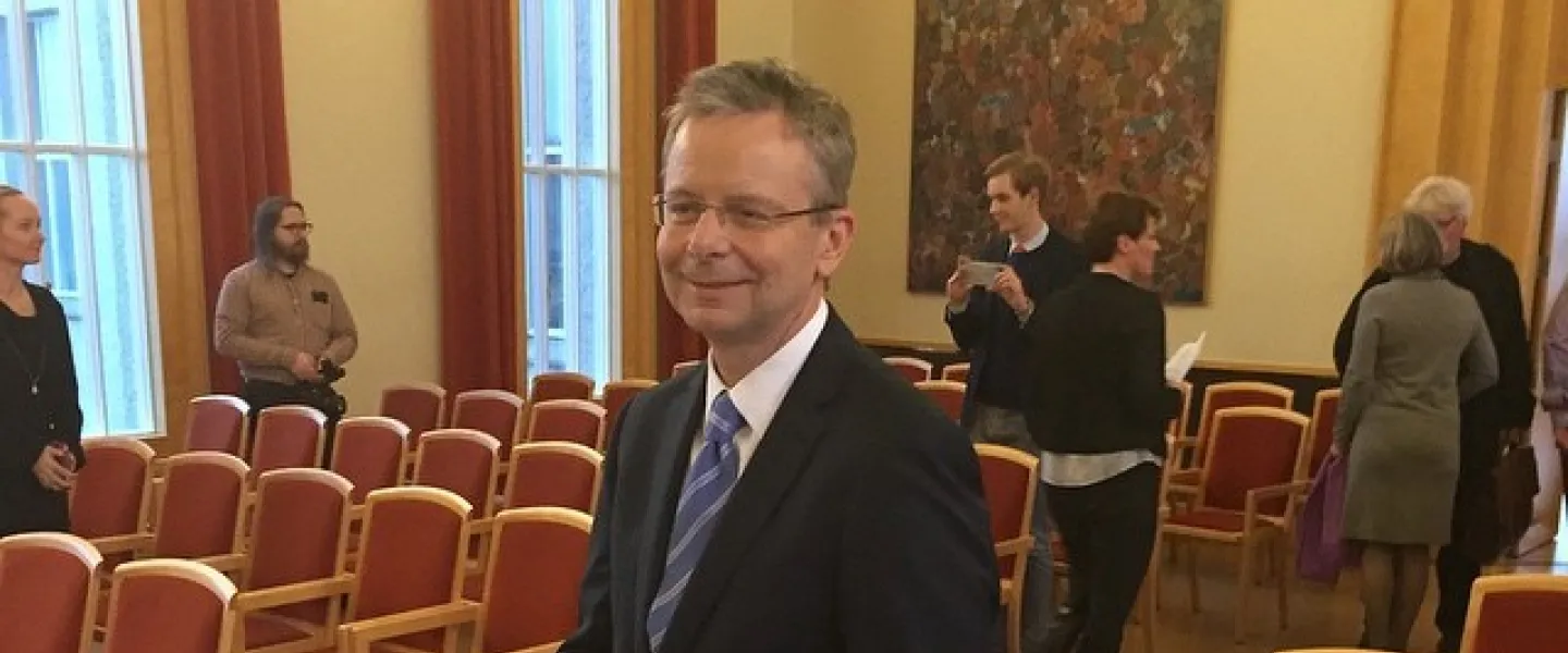 Jón Atli Benediktsson, newly elected rector of University of Iceland 2015