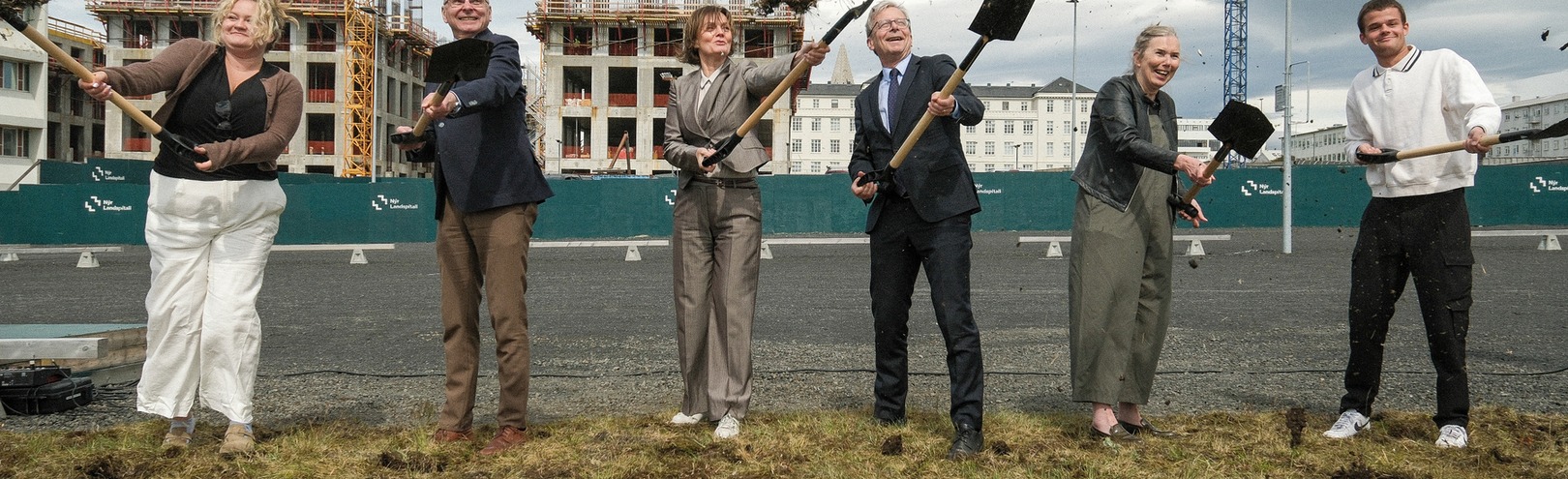 Breaking ground for a new health science building - Available at University of Iceland