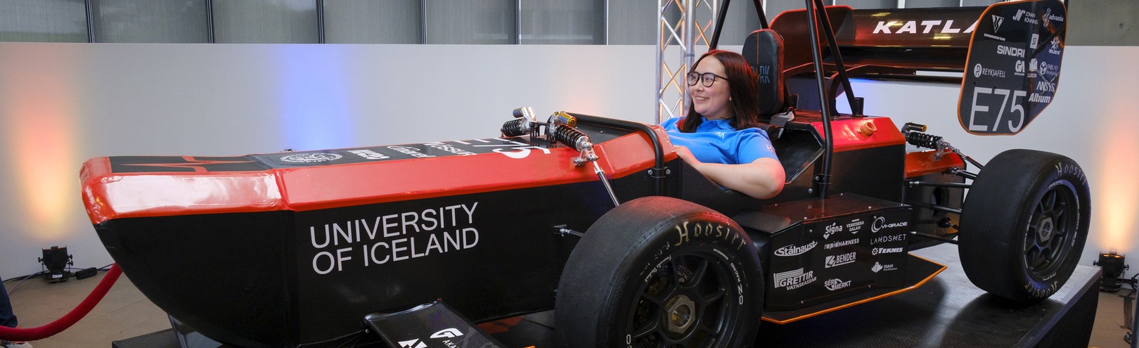 Team Spark&#039;s car TS21 unveiled at the University Centre - Available at University of Iceland