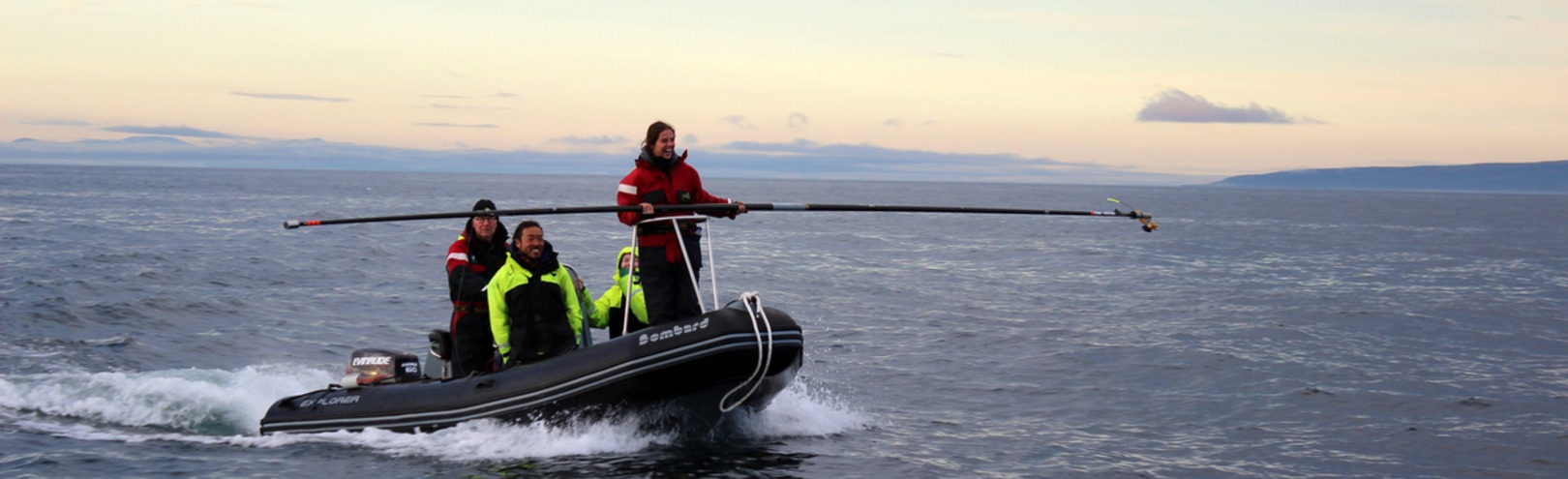 Testing a marine vibrator that could reduce the impact of oil exploration on whales - Available at University of Iceland