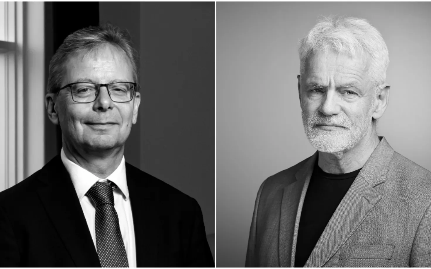 Jón Atli Benediktsson and Kári Stefánsson