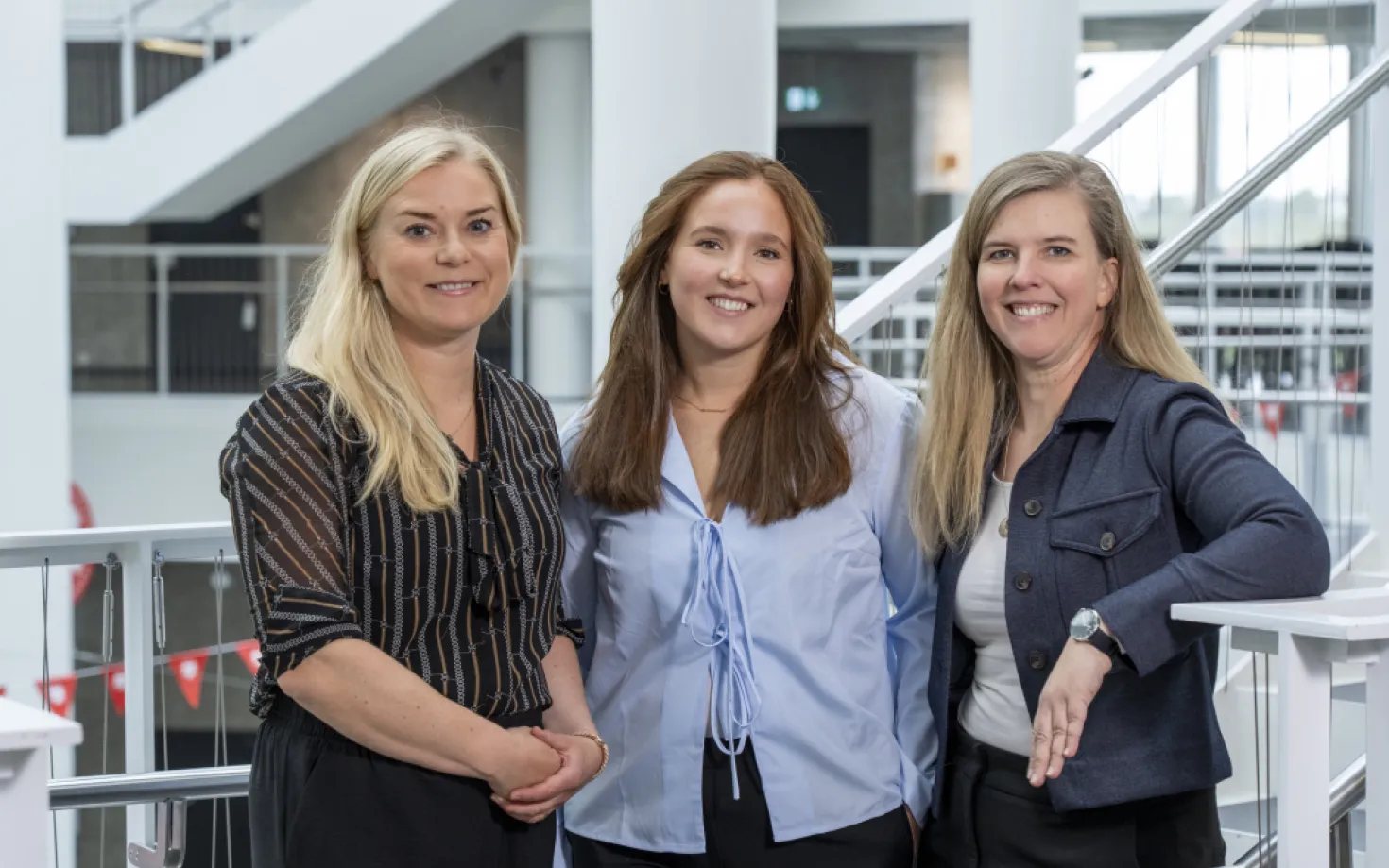 Þórhildur Halldórsdóttir, Kristín Rós Sigurðardóttir og Dagmar Kr. Hannesdóttir